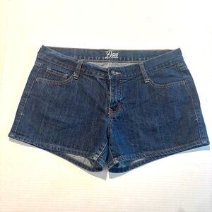 Old Navy The Diva‎ Denim Jean Shorts Dark Blue Wash Women’s Size 10 NWOT
